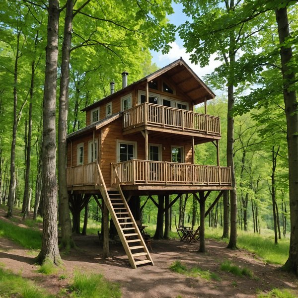 Découvrez le Charme de l'Auvergne : Votre Prochaine Nuit en Cabane Perchée chez Camping Home Détente